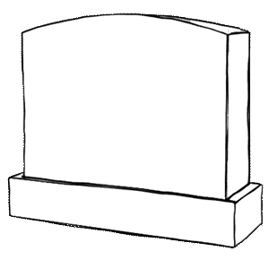Upright Headstone Category